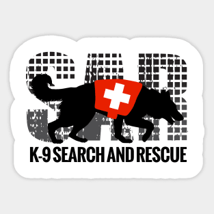 K-9 Search and Rescue Sticker